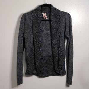 Grey knit cardigan
